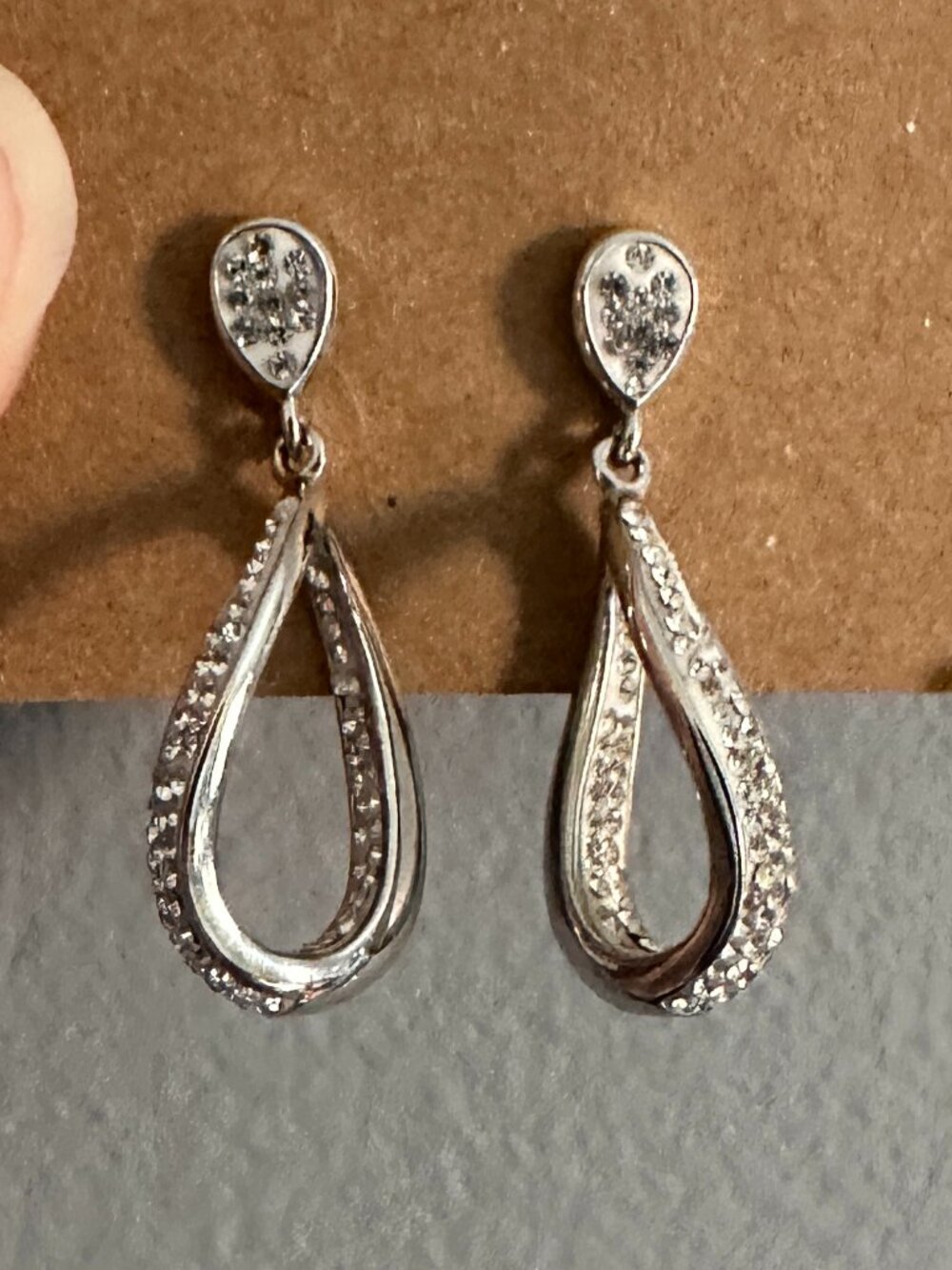 Crystal Dangle Drop Earrings